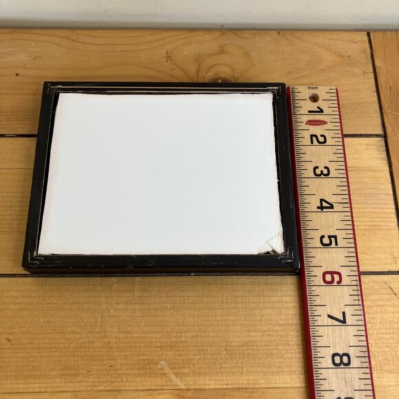 Teepee Plains Original Watercolor Art Hand Painted Framed Postcard 5.5x7" A.S.F. - Picture 3 of 6